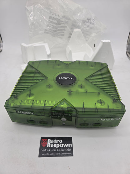 Xbox System [Green Halo Edition] - Xbox (Complete)
