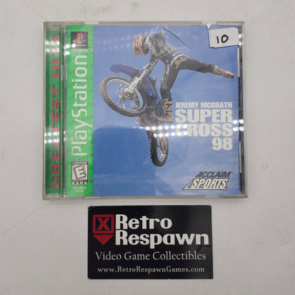 Jeremy McGrath Supercross 98 [Greatest Hits] - Playstation (Complete)