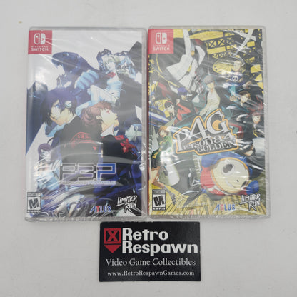 Persona 3 Portable Persona 4 Golden Bundle - Nintendo Switch (Sealed)