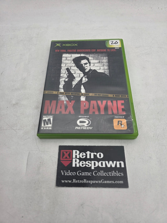 Max Payne - Xbox (Complete)