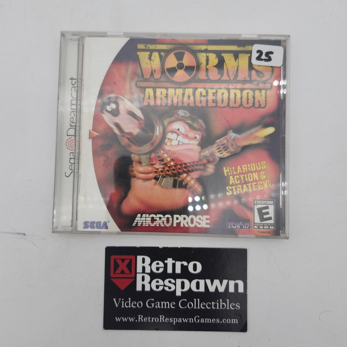 Worms Armageddon - Sega Dreamcast (Complete)