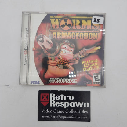 Worms Armageddon - Sega Dreamcast (Complete)