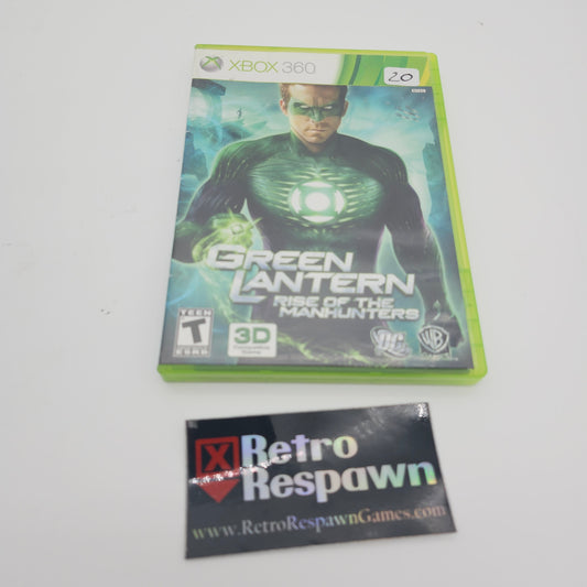 Green Lantern: Rise of the Manhunters - Xbox 360 (Complete)