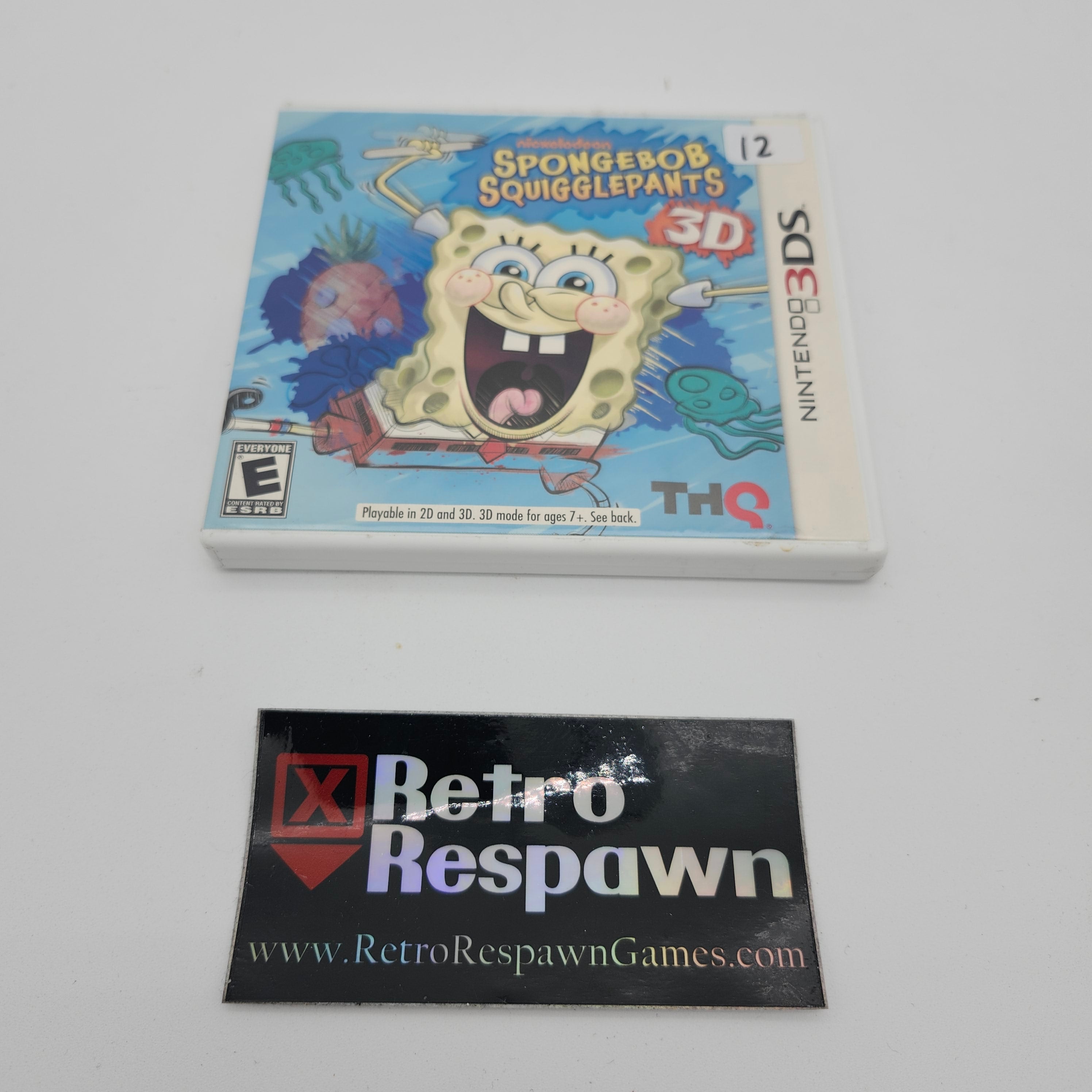 SpongeBob SquigglePants 3D - Nintendo 3DS (Complete) – Retro Respawn