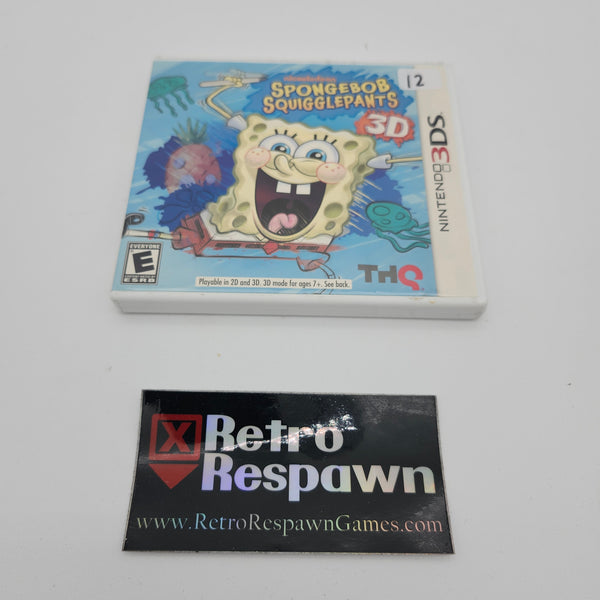 SpongeBob SquigglePants 3D Nintendo 3DS Retro Respawn