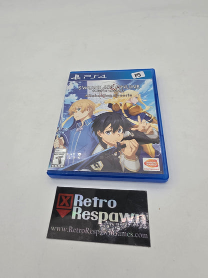 Sword Art Online: Alicization Lycoris - Playstation 4 (Complete)