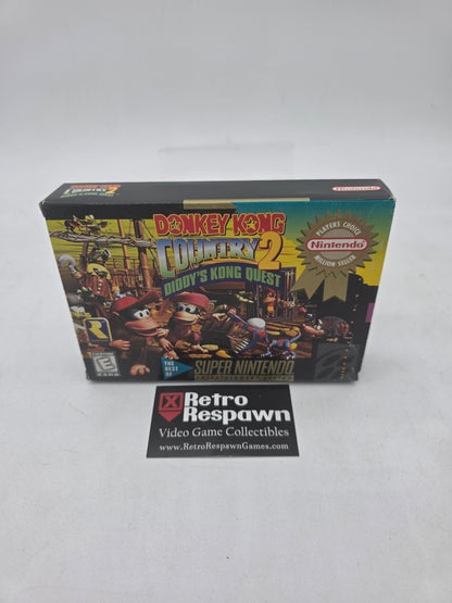 Donkey Kong Country 2 [Player's Choice] - Super Nintendo (Complete)