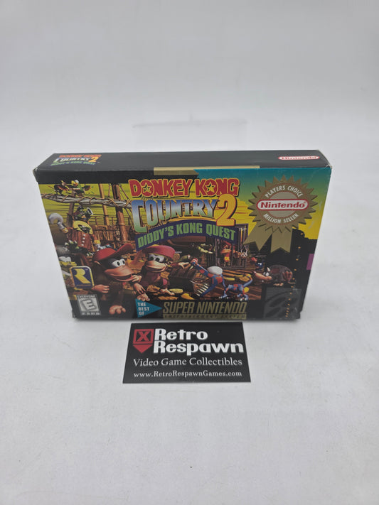 Donkey Kong Country 2 [Player's Choice] - Super Nintendo (Complete)