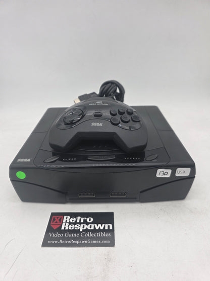 Sega Saturn Console - Sega Saturn (Console, Third Party Controller and all wires)