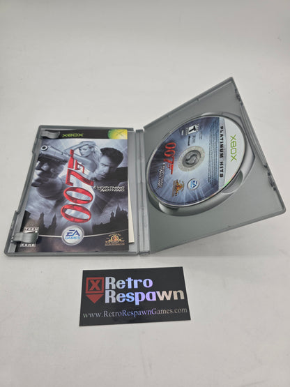 007 Everything or Nothing [Platinum Hits] - Xbox (Complete)