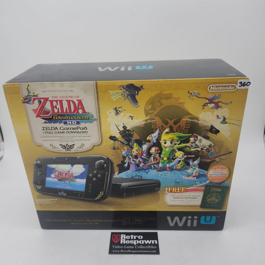 Wii U Console Deluxe: Zelda Wind Waker Edition - Wii U (Complete)