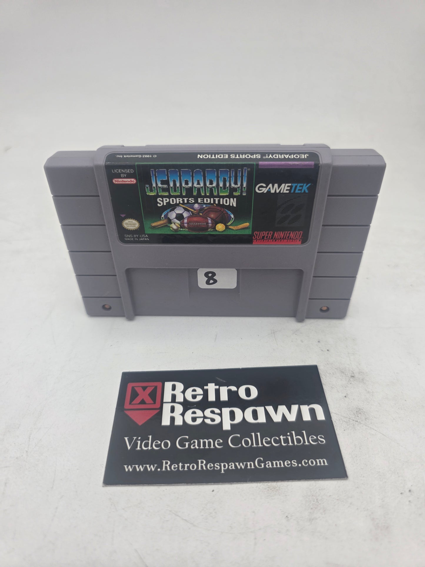 Jeopardy Sports Edition - Super Nintendo (Game Only)