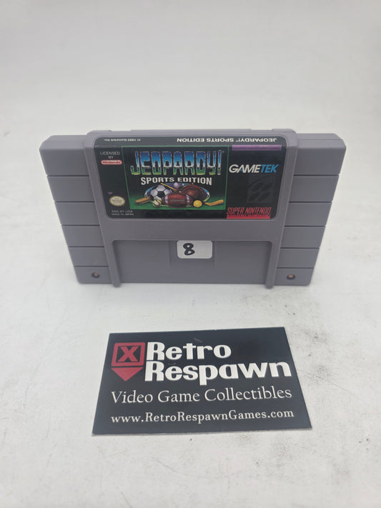 Jeopardy Sports Edition - Super Nintendo (Game Only)
