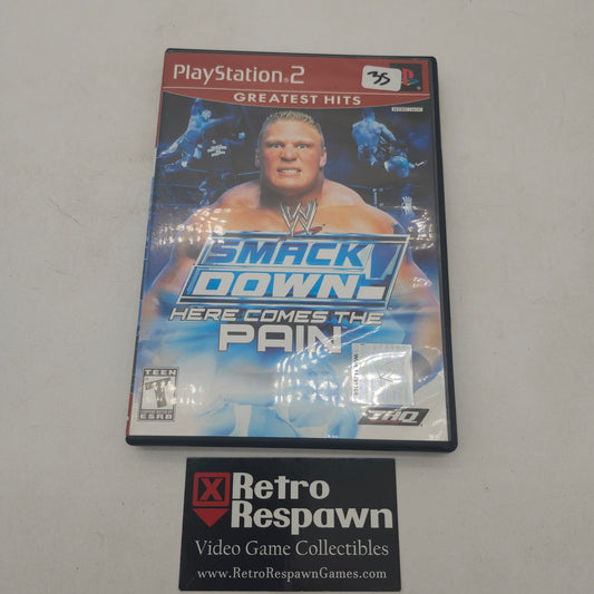 WWE Smackdown Here Comes the Pain [Greatest Hits] - Playstation 2 (Complete)