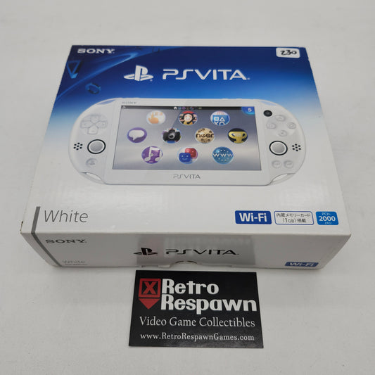 Playstation Vita Console White - JP Playstation Vita (Complete)