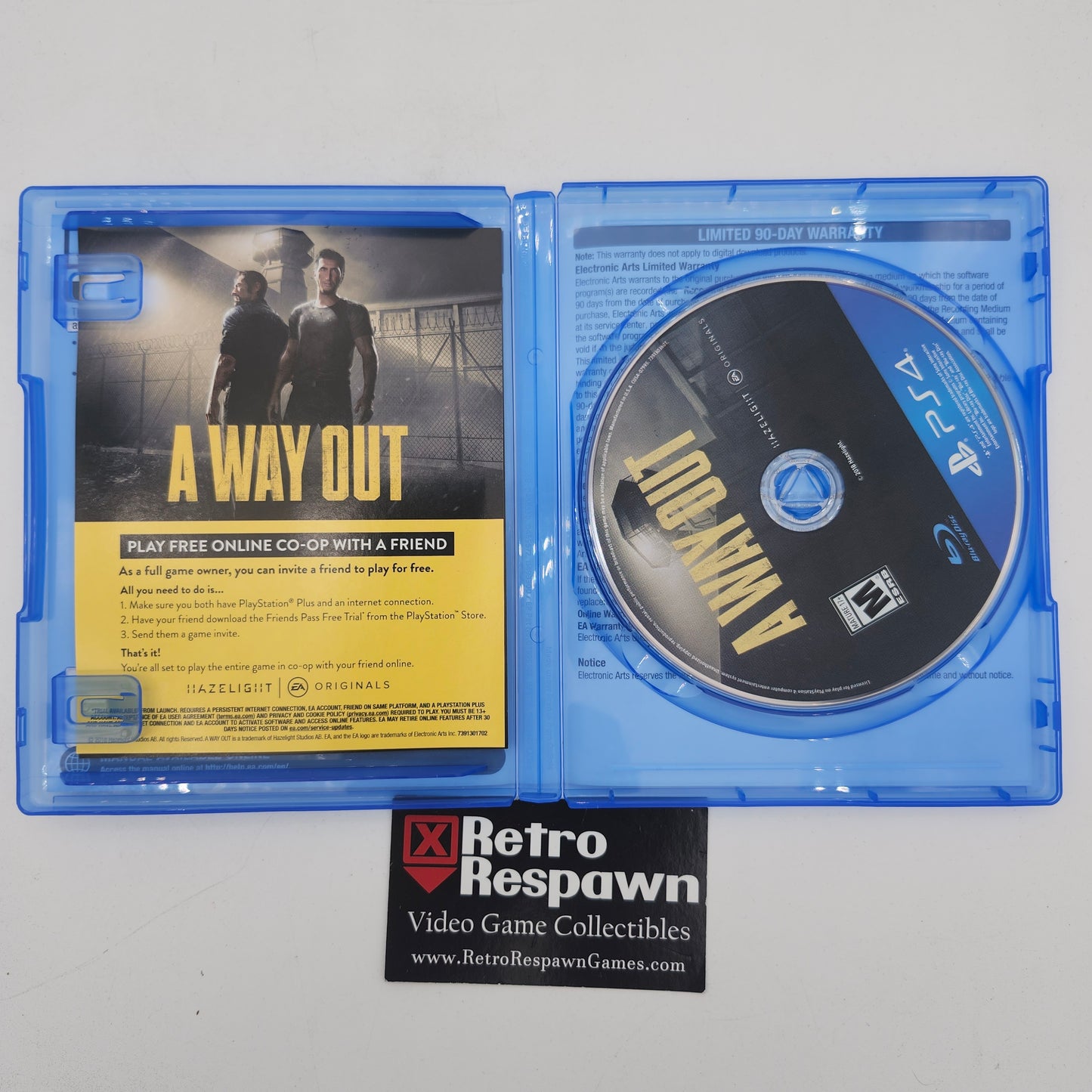 A Way Out - Playstation 4 (Complete)