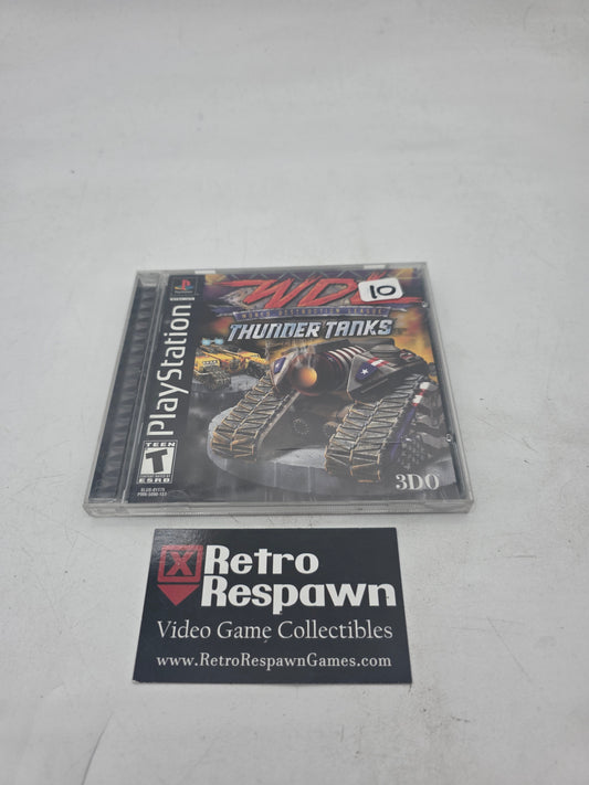 WDL Thunder Tanks - Playstation (Complete)