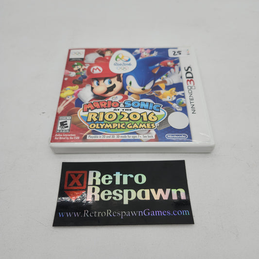 Mario & Sonic at the Rio 2016 Olympic Games - Nintendo 3DS (Complete)