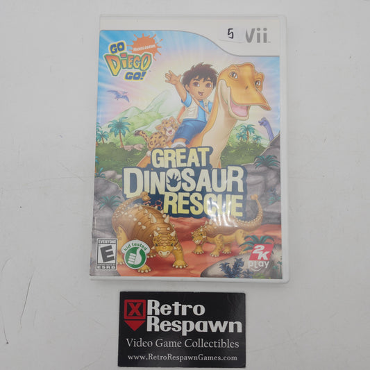 Go, Diego, Go: Great Dinosaur Rescue - Wii (Complete)