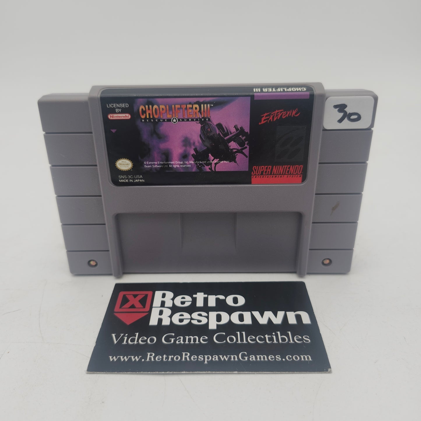 Choplifter III - Super Nintendo (Game Only)