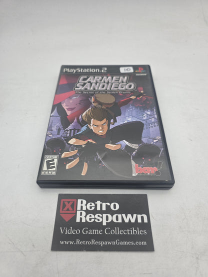 Carmen Sandiego The Secret of the Stolen Drums - Playstation 2 (Complete)