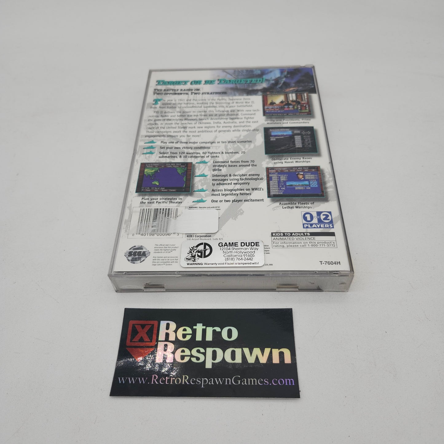 P.T.O. II - Sega Saturn (Complete)