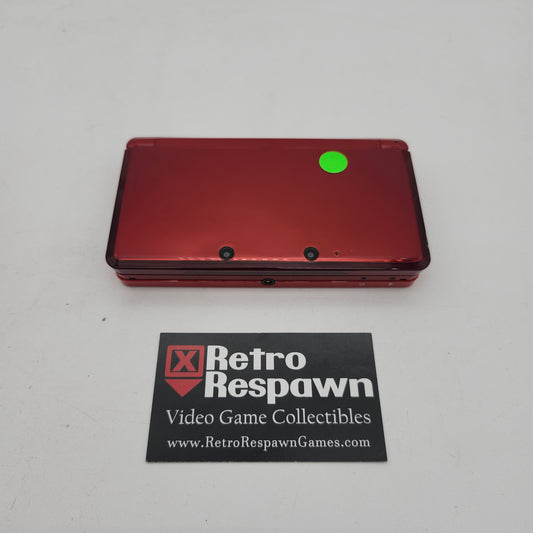 Modded Nintendo 3DS Flame Red - Nintendo 3DS (Console + Charger)
