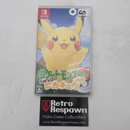 Pokemon Let's Go Pikachu - JP Nintendo Switch (Complete)