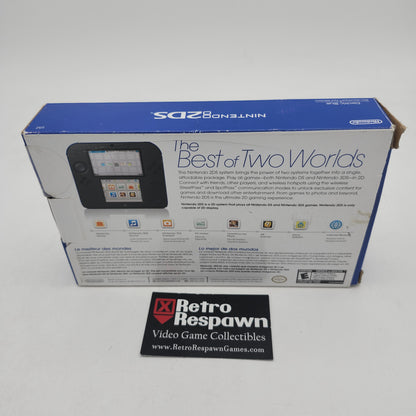 Nintendo 2DS Black & Blue [Included Mario Kart 7] - Nintendo DS (Complete)