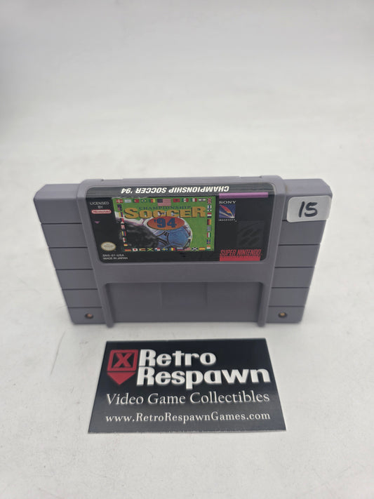 Championship Soccer '94 - Super Nintendo (Game Only)