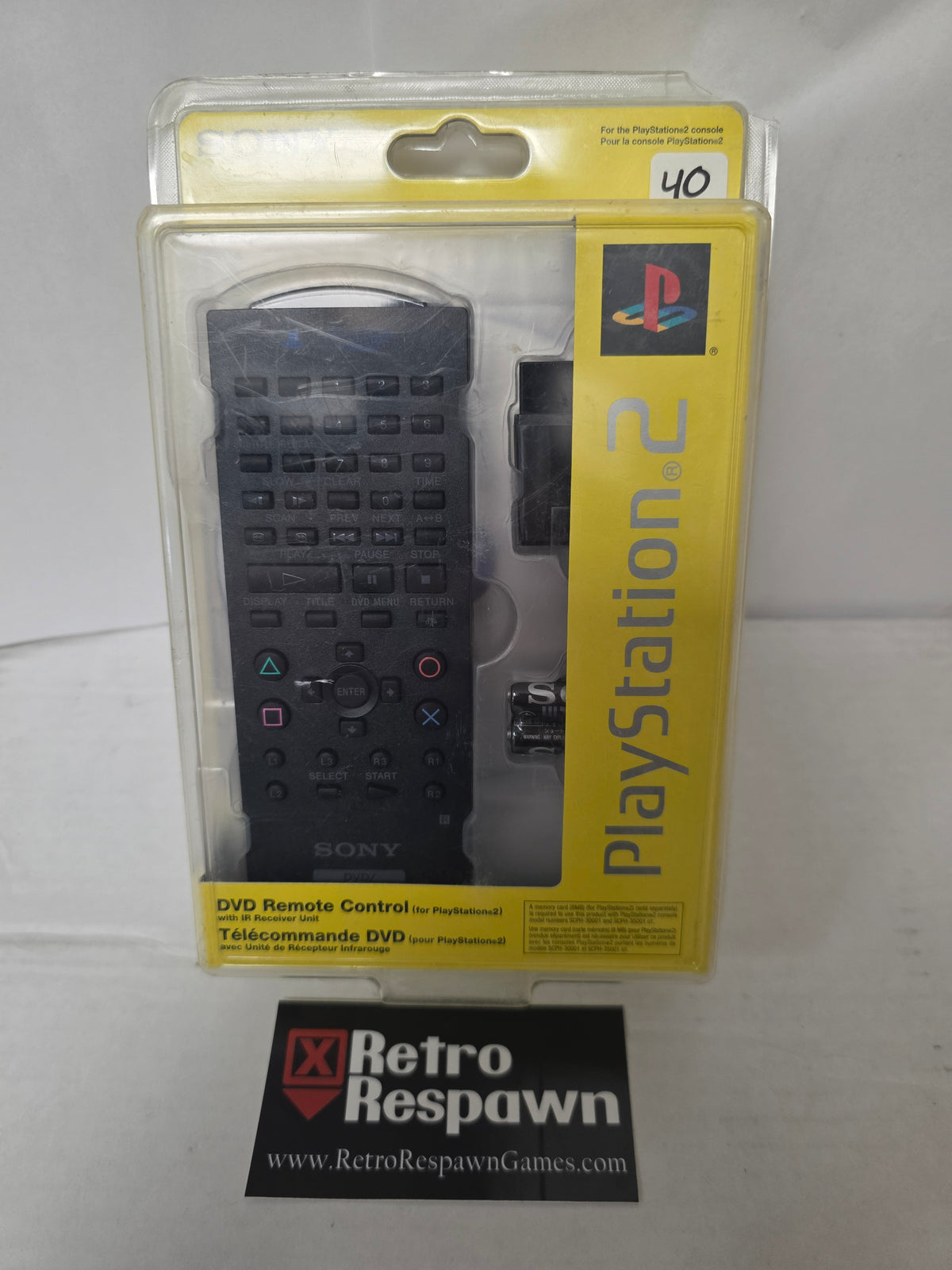 DVD Remote Control - Playstation 2 (Sealed)
