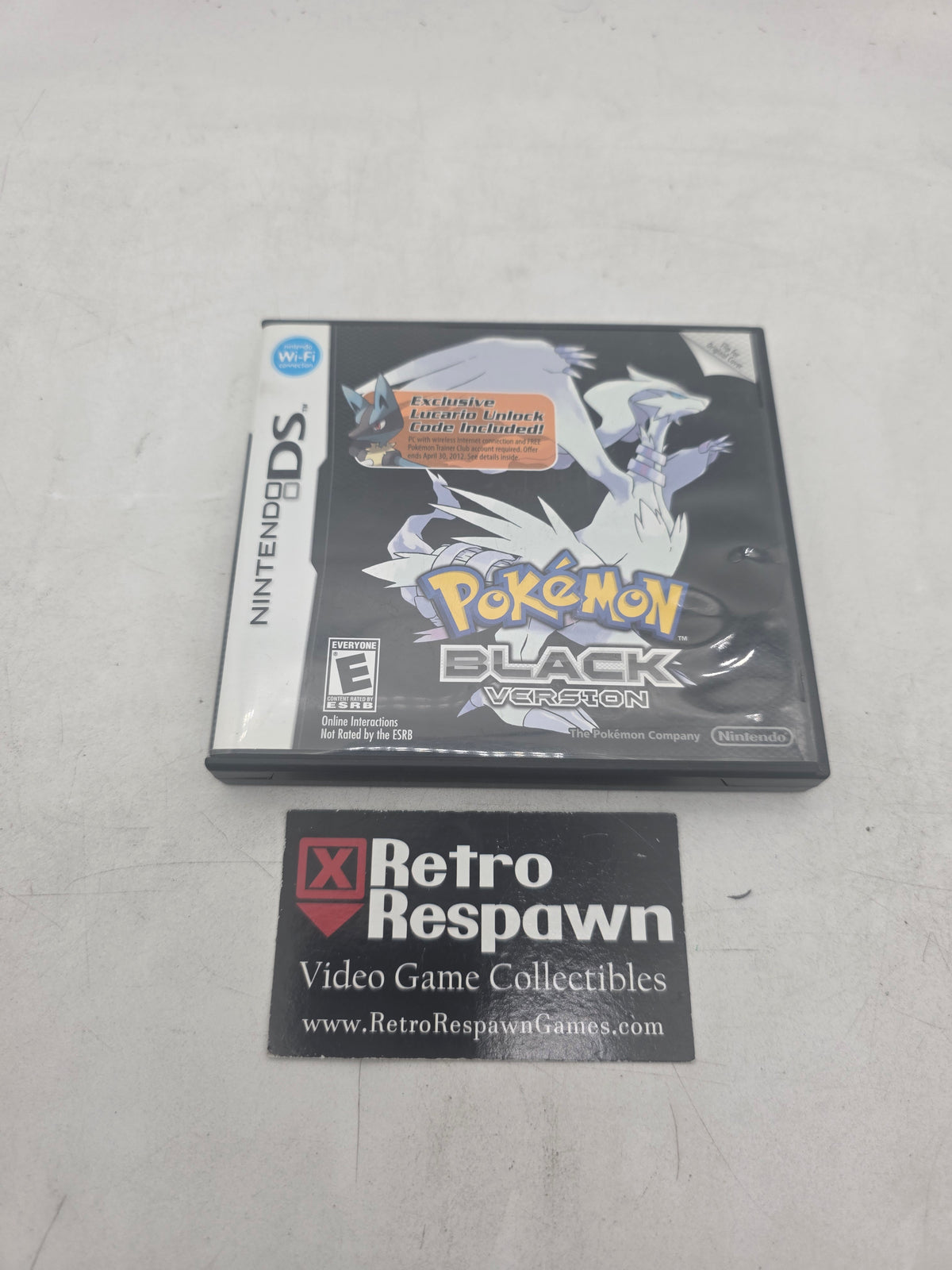 Pokemon Black [Lucario Varient] - Nintendo DS (Complete)