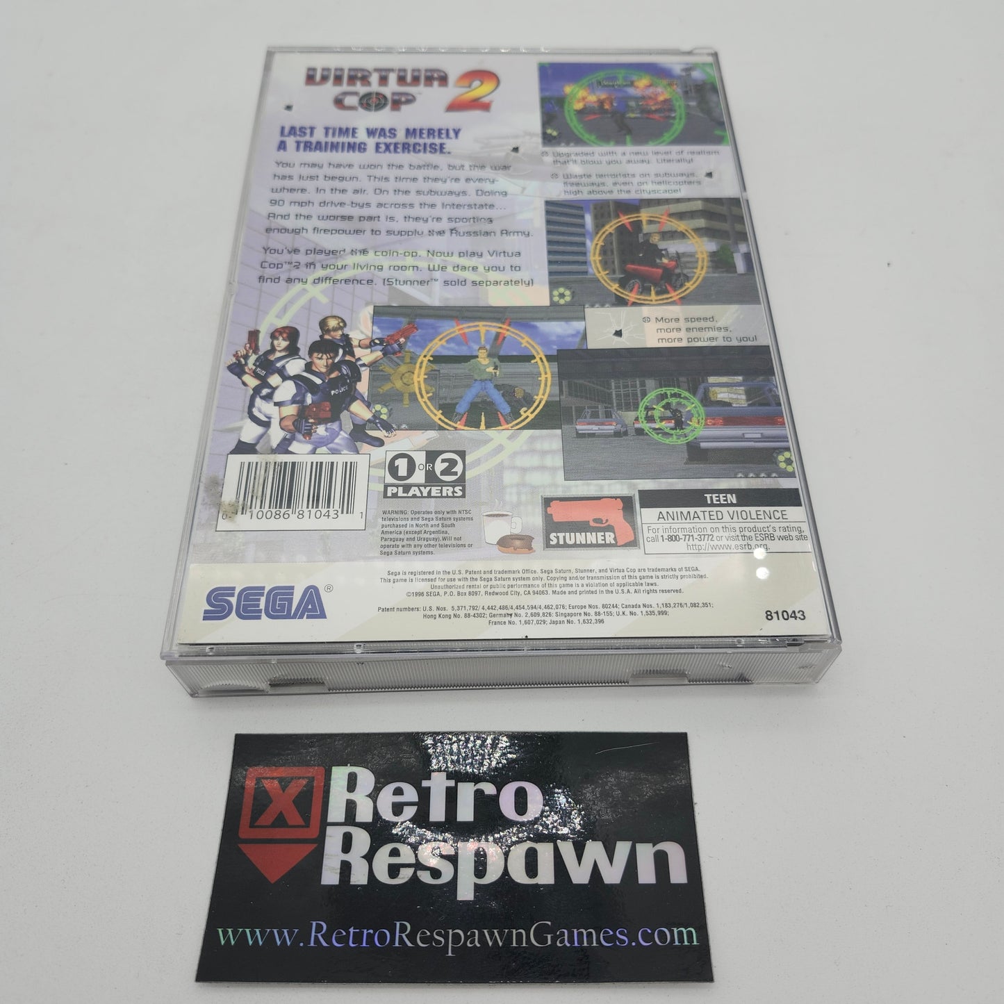 Virtua Cop 2 - Sega Saturn (Complete)