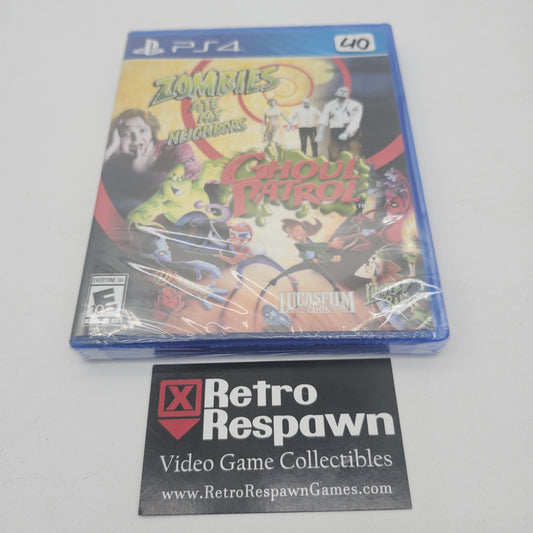 Zombies Ate My Neighbors & Ghoul Patrol - Playstation 4 (Sealed)
