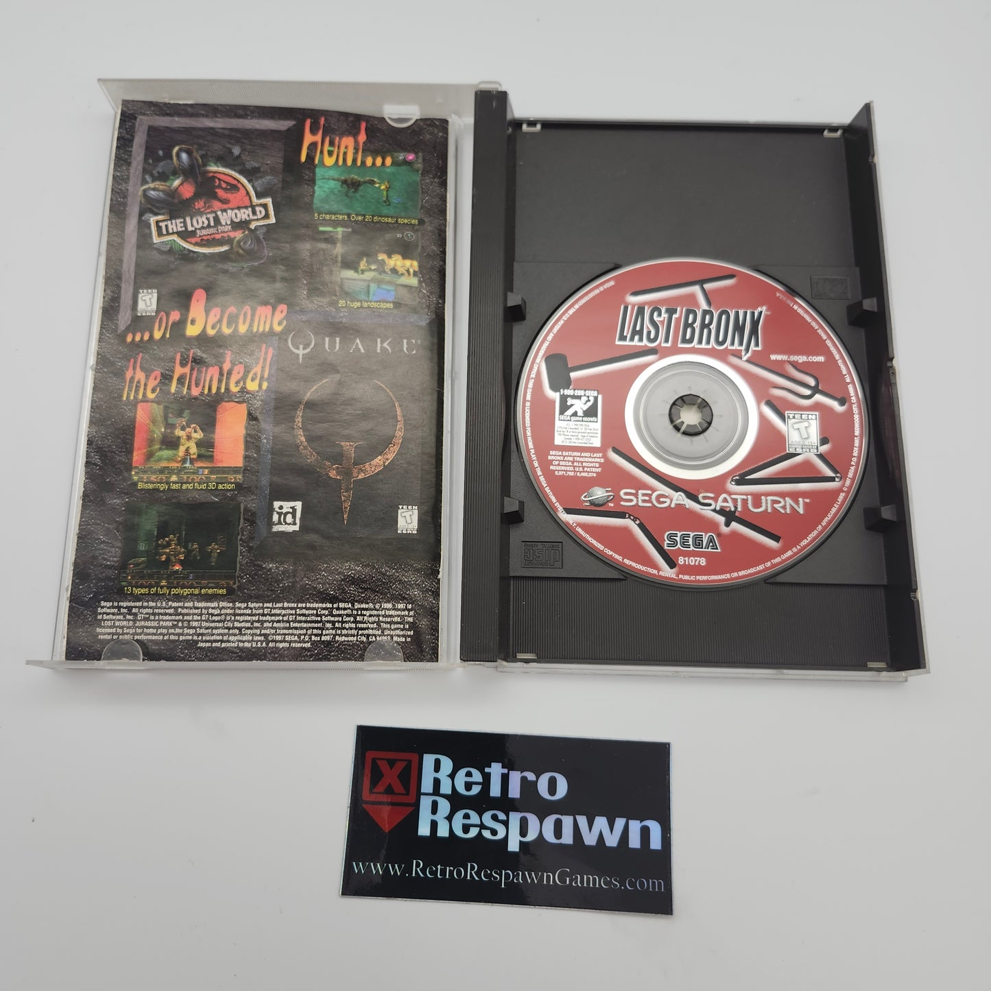 Last Bronx - Sega Saturn (Complete)