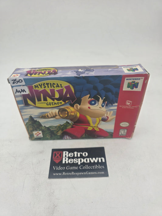 Mystical Ninja Starring Goemon - Nintendo 64 (No Manual) [LOOK AT ALL PICTURES]