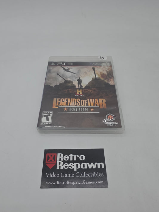 History Legends Of War: Patton - Playstation 3 (Complete)