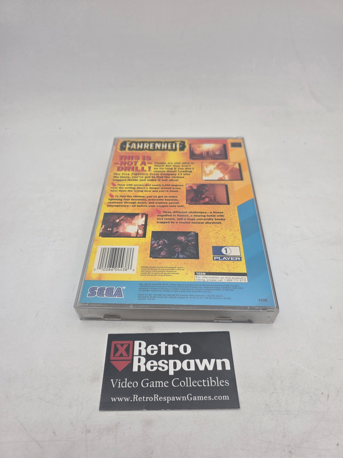 Fahrenheit - Sega CD (Complete)