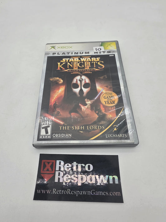 Star Wars Knights of the Old Republic II [Platinum Hits] - Xbox (Complete)