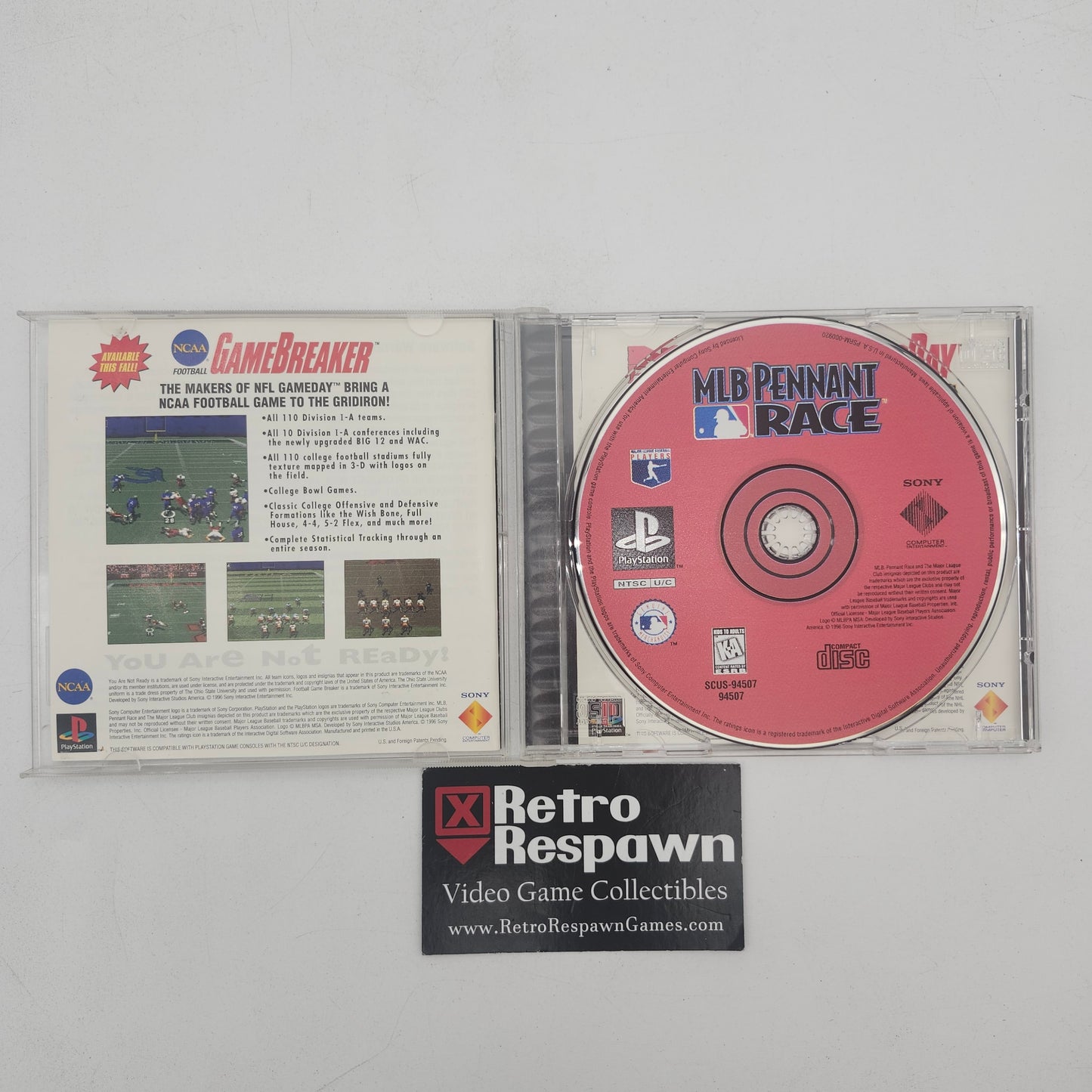 MLB Pennant Race - Playstation (Complete)