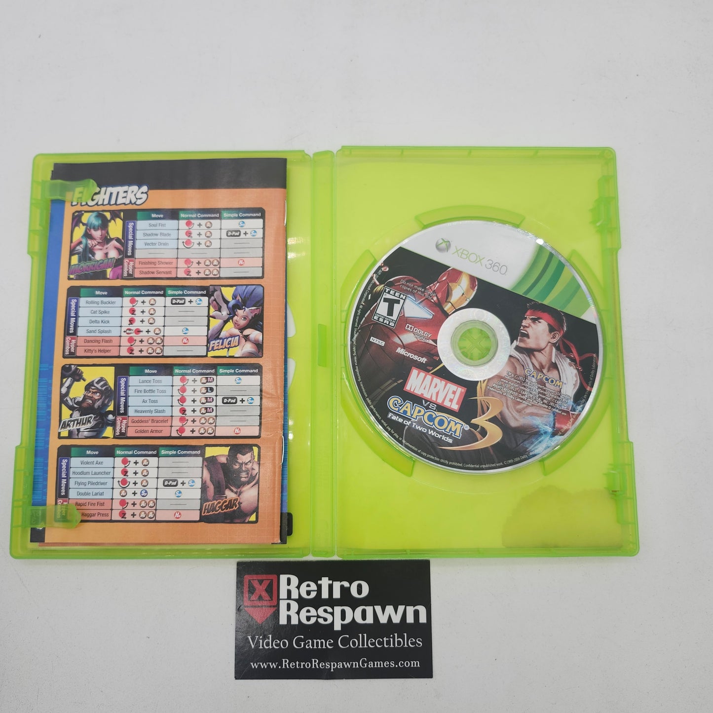 Marvel Vs. Capcom 3: Fate of Two Worlds - Xbox 360 (Complete)