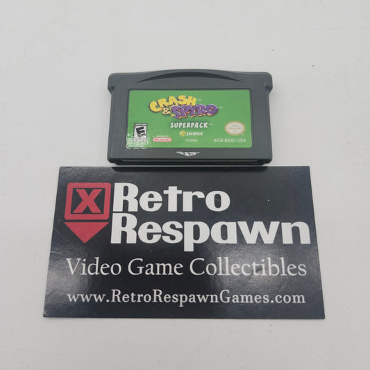 Crash and Spyro Superpack: Purple & Orange - GameBoy Advance (Game Only)