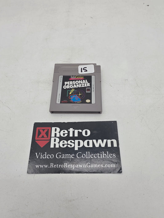 Personal Organizer & Phone Book - GameBoy (Game Only)