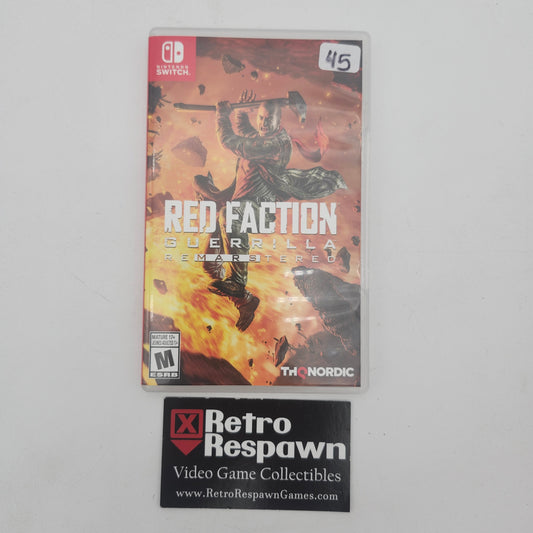Red Faction: Guerrilla Re-Mars-tered - Nintendo Switch (Complete)