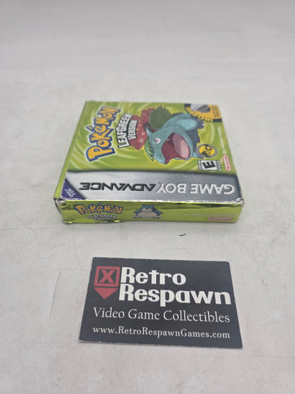 Pokemon LeafGreen Version - GameBoy Advance (Complete/Check Images)