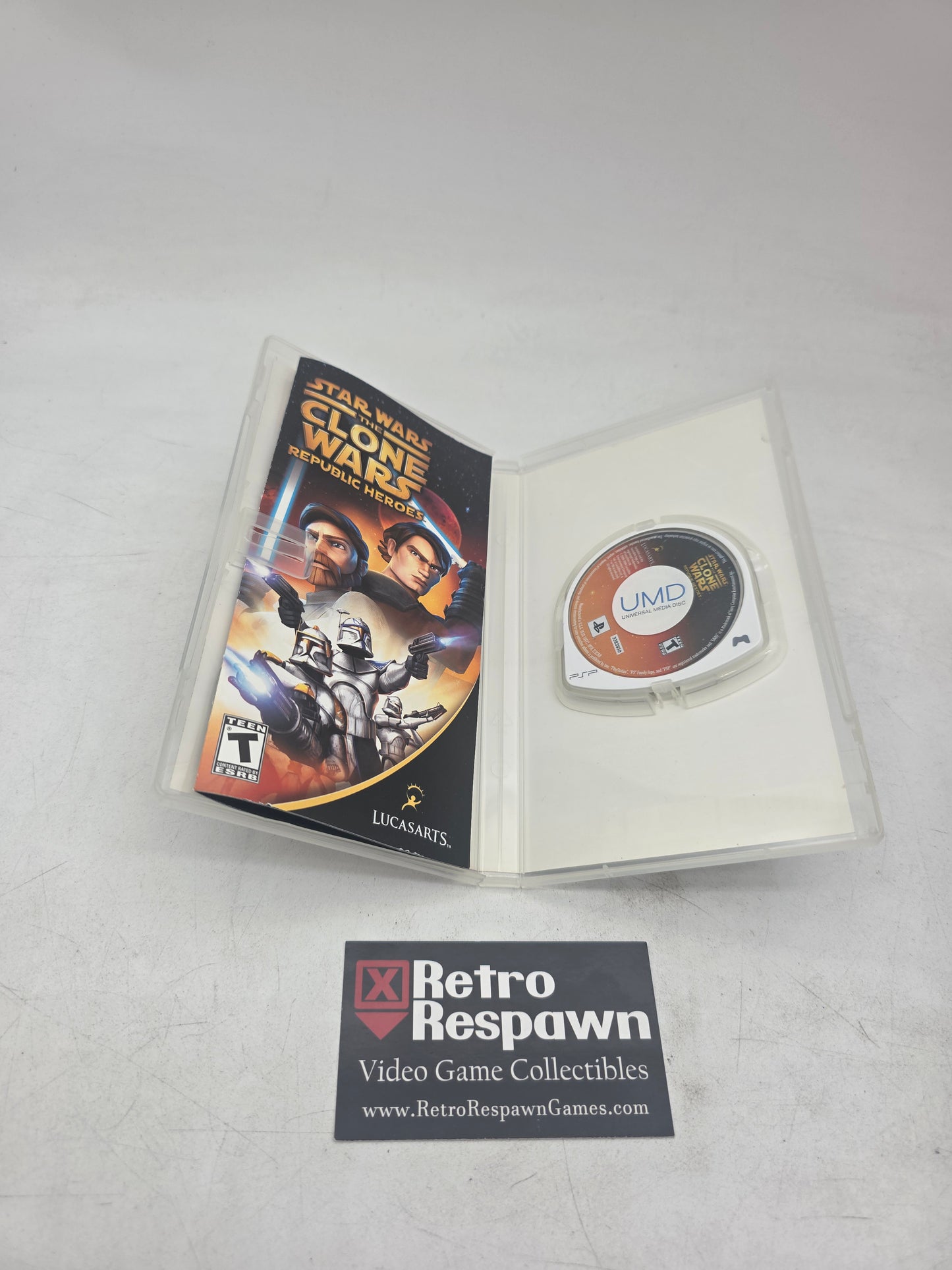 Star Wars Clone Wars Republic Heroes - PSP (Complete)