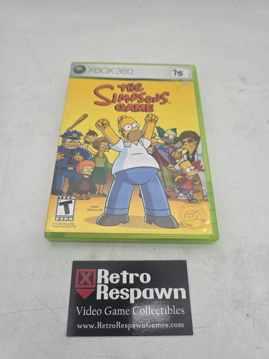 The Simpsons Game - Xbox 360 (Complete)