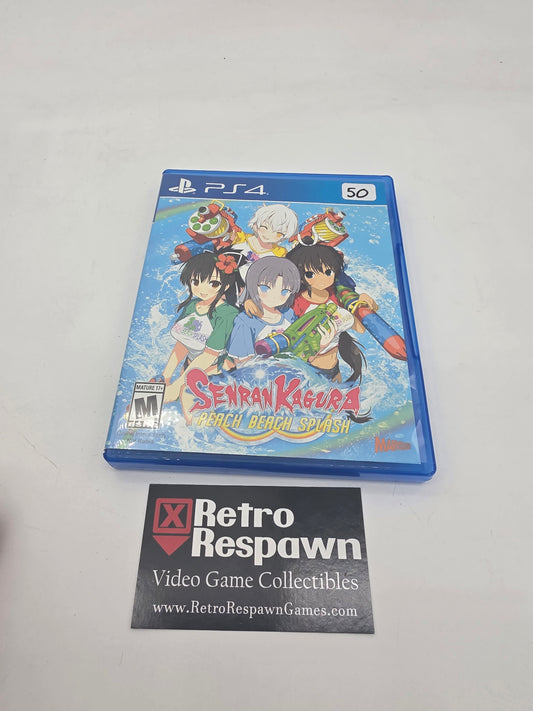 Senran Kagura Peach Beach Splash - Playstation 4 (Complete)
