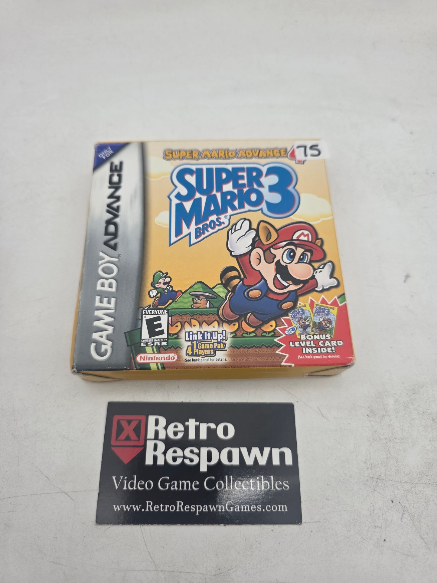 Super Mario Advance 4: Super Mario Bros. 3 - GameBoy Advance (Complete)