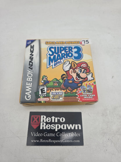 Super Mario Advance 4: Super Mario Bros. 3 - GameBoy Advance (Complete)